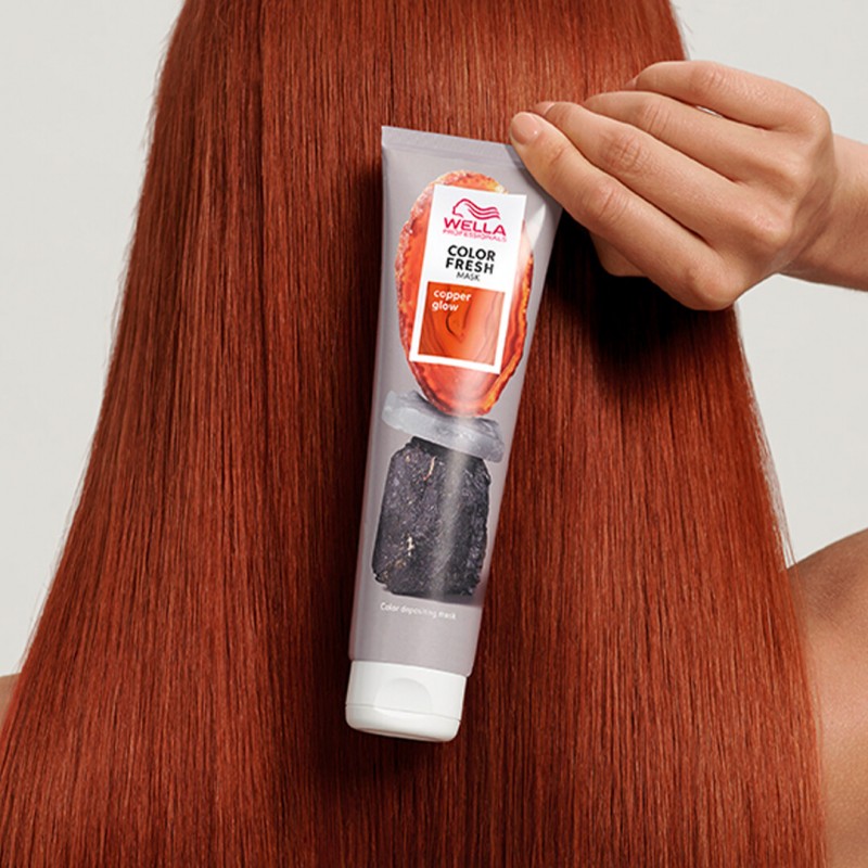Masque Wella Colorant Temporaire Cuivré Copper Glow 150 ml