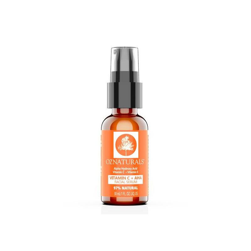 VITAMIN C + AHA SERUM OZ NATURALS