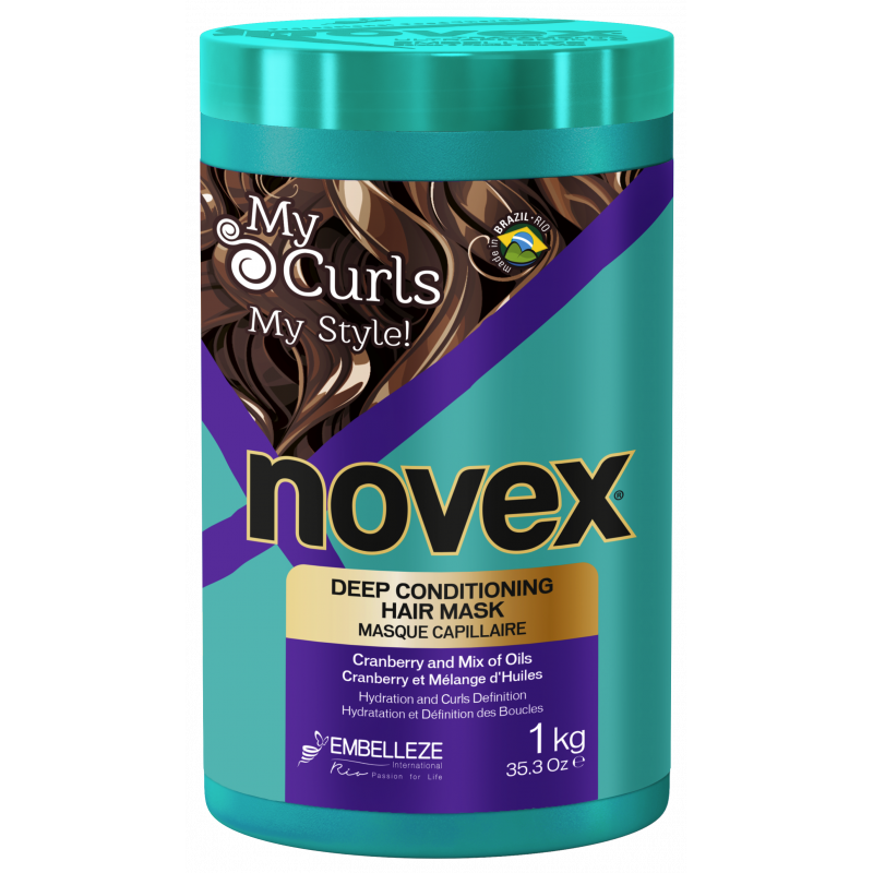 masque pour cheveux bouclés