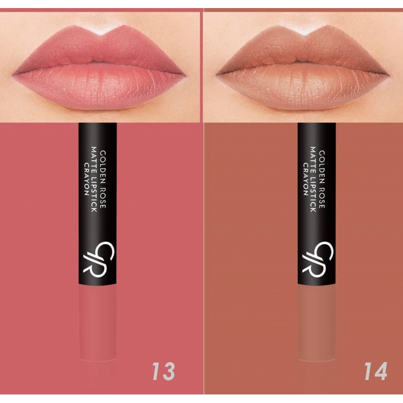 Crayon à lèvres Matte Golden Rose
