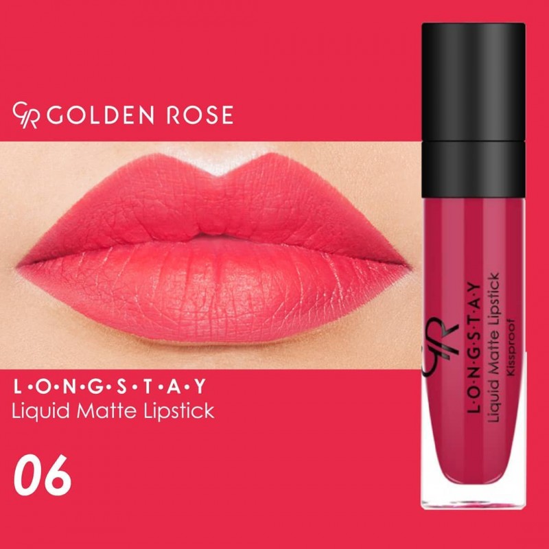 Rouge à Lèvres Golden Rose Ultra Riche Vitamine E - Teinte 50 Desir - 4,5g - Neuf Sans Parabens