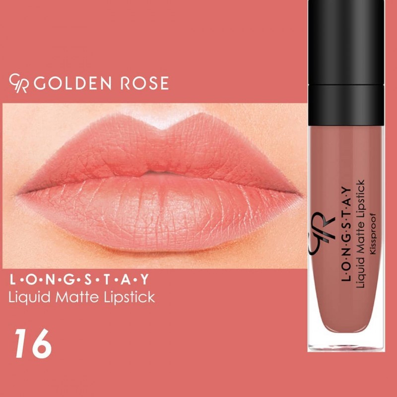 Rouge à lèvres Liquide Longue Tenue Golden Rose