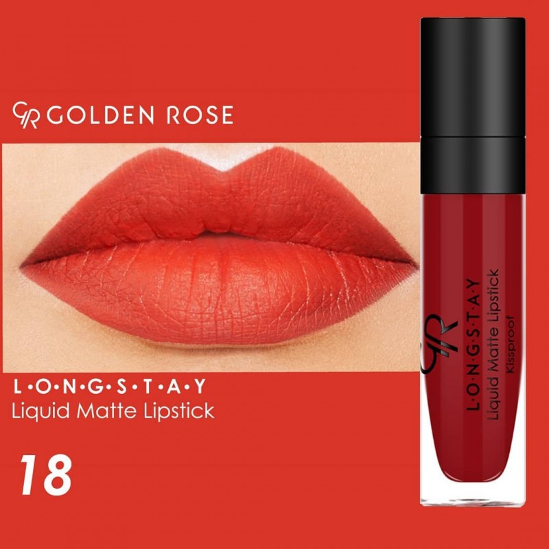 Rouge à lèvres Liquide Longue Tenue Golden Rose