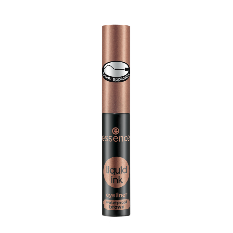 eyeliner liquide ink marron waterproof essence 02