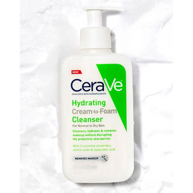 Nettoyant crème-mousse hydratant Cerave