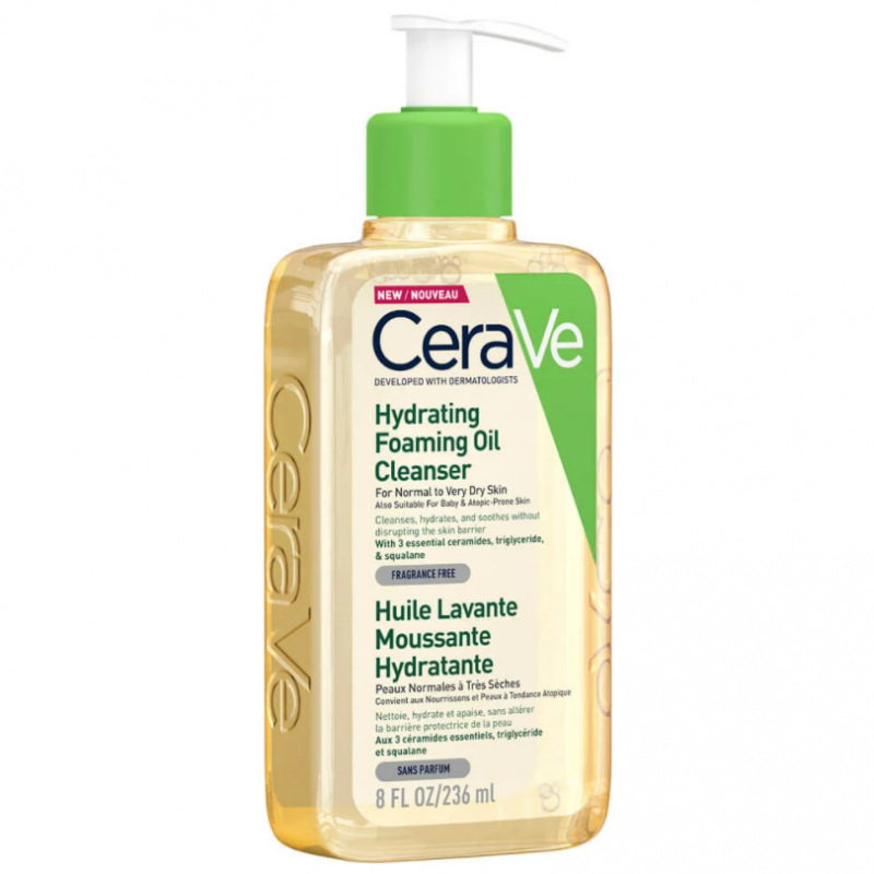 Huile Nettoyante Moussante Hydratante CeraVe 236 ML