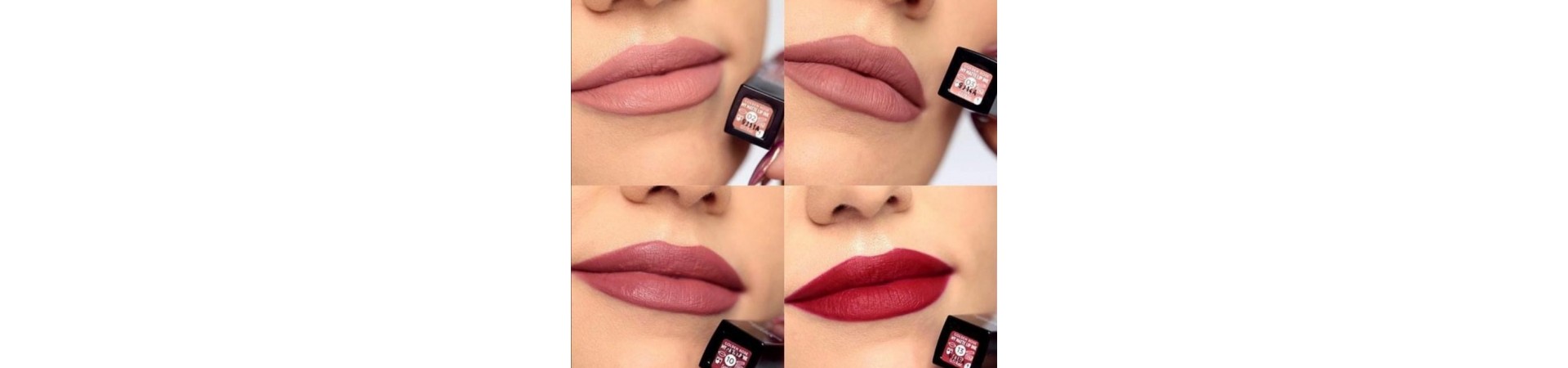 Swatch lèvres Gloss My Matte Lip Ink Golden Rose