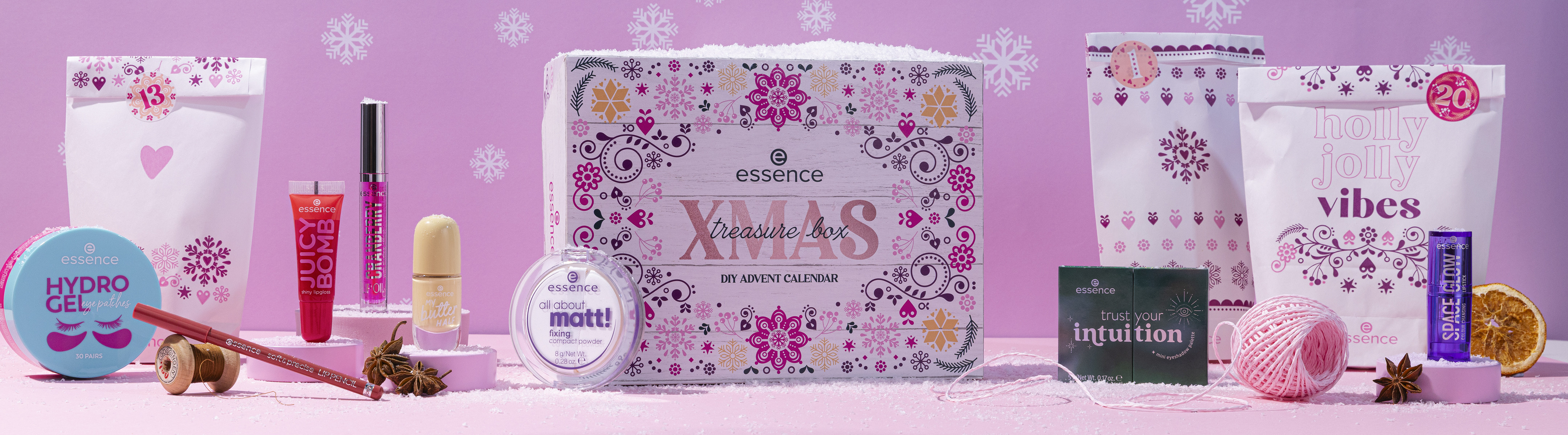 XMAS Treasure Box DIY Advent Calendar Essence – Calendrier de l’Avent Personnalisable